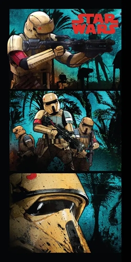 Badehåndklæde - Star wars - Stormtroopers - 70x140 cm - 100% Bomuld